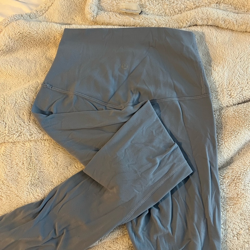 Light blue lululemon align leggings